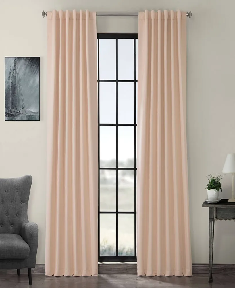 Half Price Drapes Fresco Blush Room Darkening Curtain