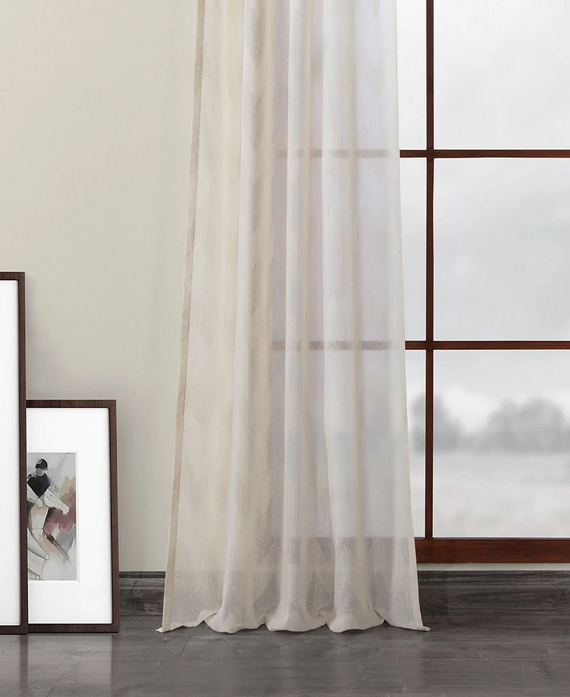 Exclusive Fabrics & Furnishings Linen Sheer Curtain Panel