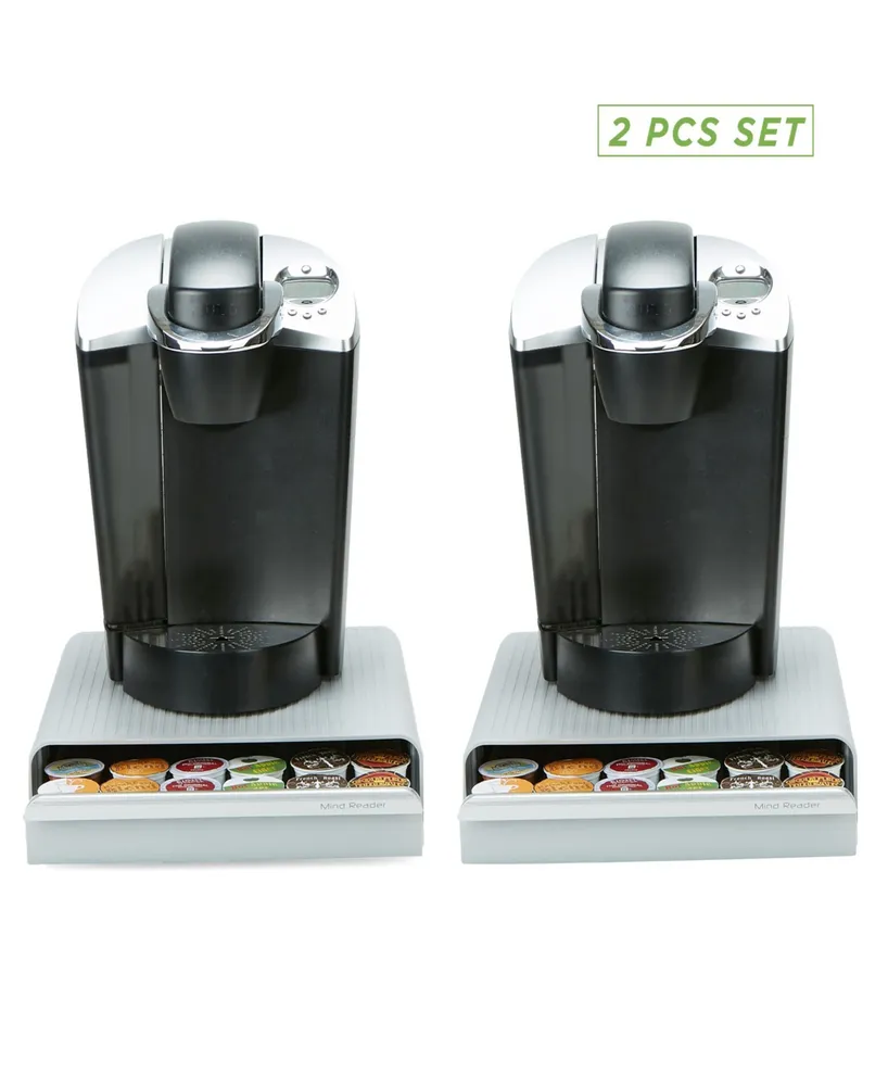 Mind Reader 2 Pack K-Cup Single Serve Coffee Pod Storage