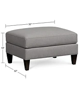 Closeout! Braylei Fabric Ottoman, Created for Macy's