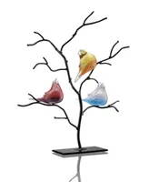 Spi Home Bird Trio on Tree Sculpture