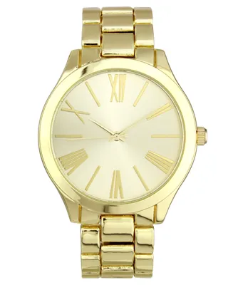 I.n.c. International Concepts Women's Gold-Tone Bracelet Watch 42mm, Created for Macy's