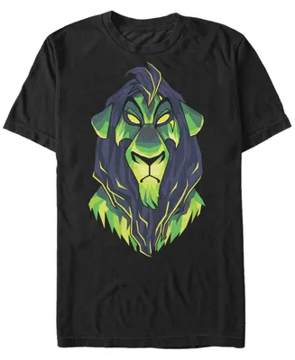 Disney Men's The Lion King Scar Portrait Short Sleeve T-Shirt