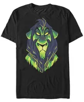 Disney Men's The Lion King Scar Portrait Short Sleeve T-Shirt