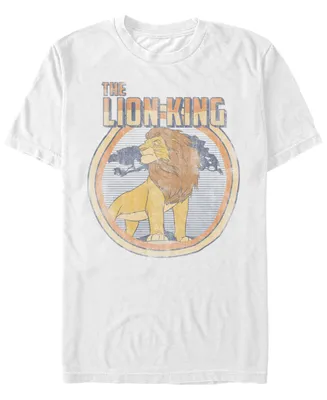 Disney Men's Lion King Classic Simba Short Sleeve T-Shirt