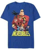 Disney Pixar Men's Incredibles Group Shot Short Sleeve T-Shirt