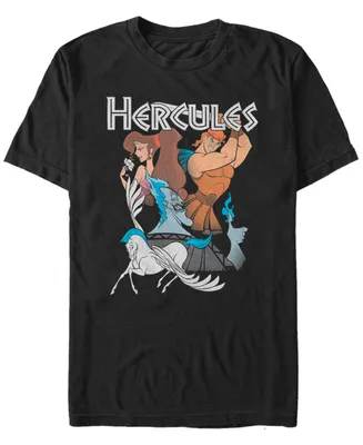 Disney Men's Hercules Group Shot Short Sleeve T-Shirt