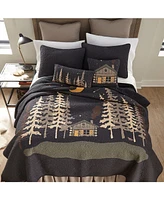Moonlit Cabin Cotton Quilt Collection, King