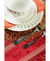 Design Imports Harvest Wheat Jacquard Tablecloth