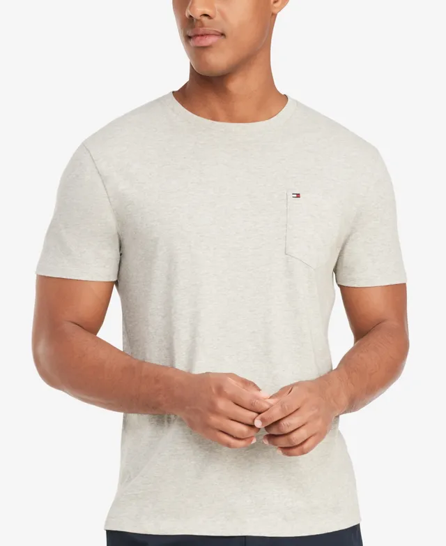 Tommy Hilfiger Men's Big & Tall Crew Neck Pocket T-Shirt