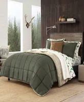 Eddie Bauer Sherwood Reversible Micro-suede Sherpa Comforter Set