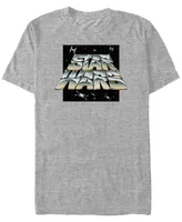 Star Wars Men's Classic Chrome Logo Short Sleeve T-Shirt