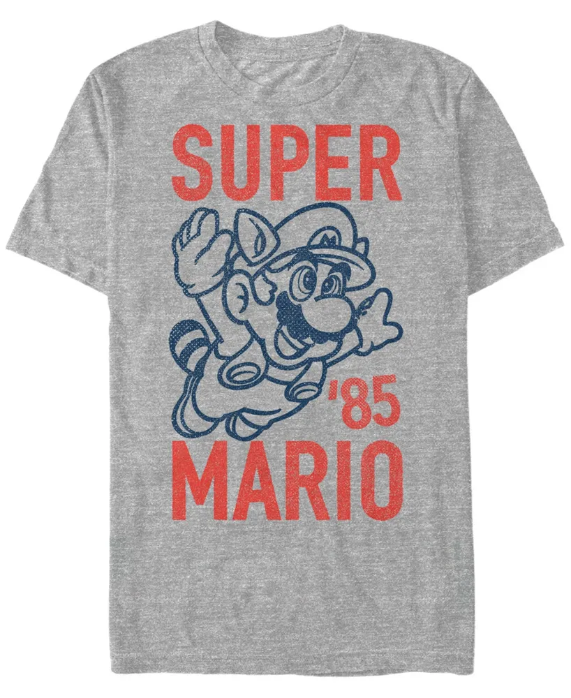 Nintendo Men's Super Mario Flying Raccoon Short Sleeve T-Shirt