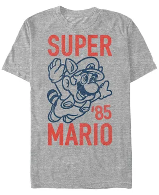 Nintendo Men's Super Mario Flying Raccoon Mario Short Sleeve T-Shirt