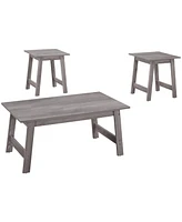 Monarch Specialties 3 Piece Table Set