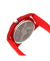 Crayo Unisex Storm Red Silicone Strap Watch 40mm