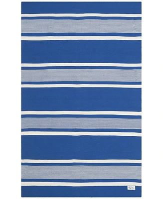 Lauren Ralph Lauren Hanover Stripe LRL2461C Blue Outdoor Area Rug Collection