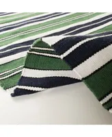 Lauren Ralph Lauren Leopold Stripe LRL2462K Green 4' X 6' Outdoor Area Rug