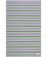 Lauren Ralph Lauren Leopold Stripe LRL2462G Lilac 5' X 8' Outdoor Area Rug