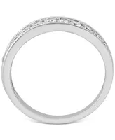 Diamond Princess Halo Bridal Set (3 ct. t.w.) in 14k White Gold