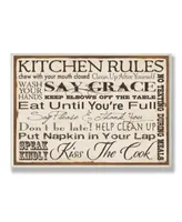 Stupell Industries Home Decor Kitchen Rules Creme Typography Kitchen Wall Art Collection