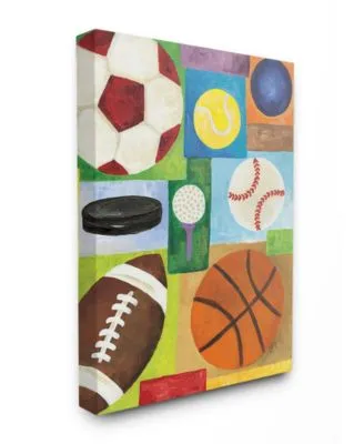 Stupell Industries The Kids Room Multi Sport Art Collection