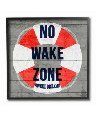 Stupell Industries No Wake Zone Life Raft Wall Art Collection