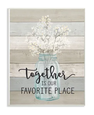 Stupell Industries Together is Our Favorite Place Wall Plaque Art