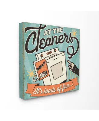 Stupell Industries At The Cleaners Its Loads Of Fun Canvas Wall Art, 24" x 24"