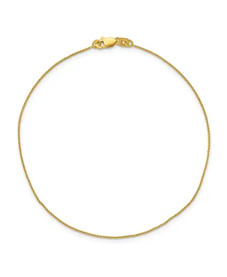 Spiga Anklet Chain in 14k Yellow Gold