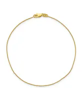 Spiga Anklet Chain in 14k Yellow Gold