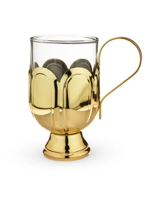 Twine Mulled Wine Glass - Gold