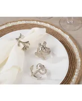 Saro Lifestyle Turtle Dinner Napkin Ring, Set of 4