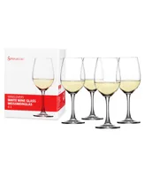 Spiegelau Wine Lovers White Wine Glasses, Set of 4, 13.4 Oz