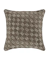 J Queen New York Cracked Ice Decorative Pillow, 18" x 18"