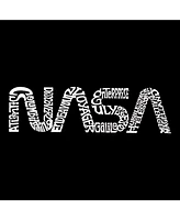 La Pop Art Men's Premium Word T-Shirt - Worm Nasa