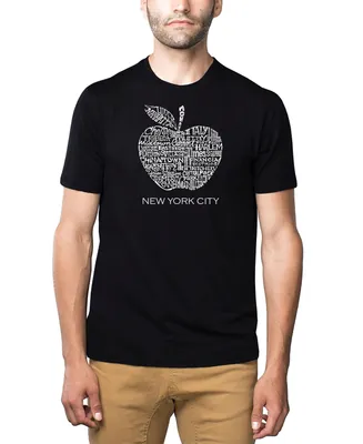 La Pop Art Men's Premium Word T-Shirt - Neighborhoods Nyc