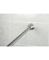 Kingston Brass 72-inch Tension Shower Rod with Decorative Flange