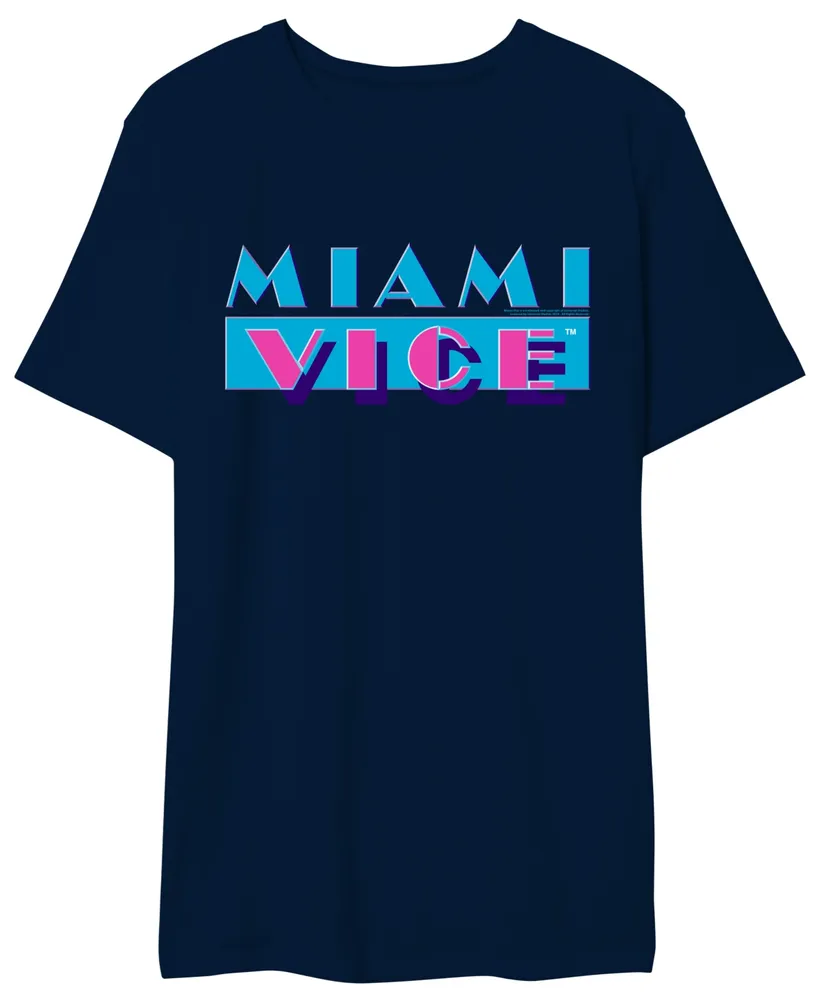 Miami Vice Men's Logo Graphic Tshirt