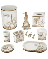 Avanti Paris Botanique Hand Painted Resin Bath Accessories