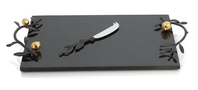 Michael Aram Pomegranate Cheese Board w/Knife