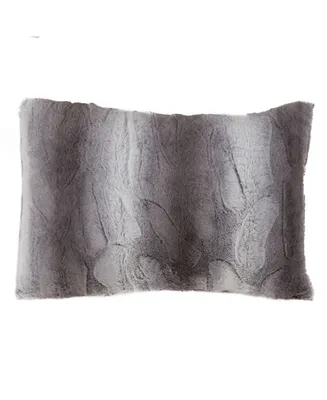 Saro Lifestyle Faux Fur Decorative Pillow, 14" x 20"