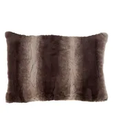 Saro Lifestyle Faux Fur Decorative Pillow, 14" x 20"