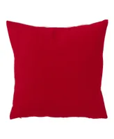 Saro Lifestyle Santas Sleigh Christmas Decorative Pillow, 18" x 18"