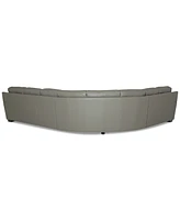 Lothan 4-Pc. Leather Sectional Sofa, Created for Macy's