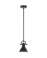 Volume Lighting 1-Light Integrated Led Mini Downrod Pendant