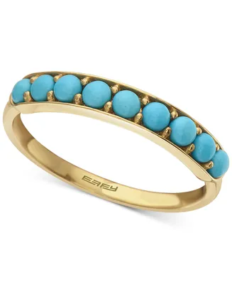 Effy Turquoise Band in 14k Gold