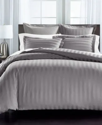 Charter Club Damask Thin Stripe 550 Thread Count Cotton Comforter Sets Created For Macys