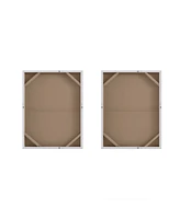 Madison Park Radiant Flatland Glitter Canvas Art 2-Pc Set with Hand Embellished