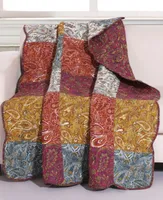 Barefoot Bungalow Paisley Slumber Throw